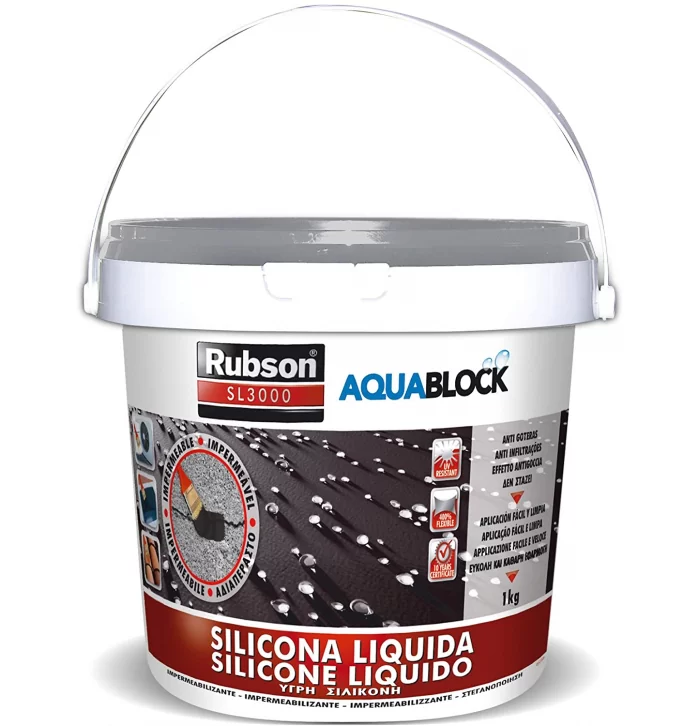 RUBSON silicone liquido SL3000 telha 5kg 2716156