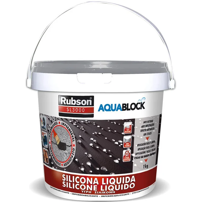 RUBSON silicone liquido SL3000 preto 5kg 2716144