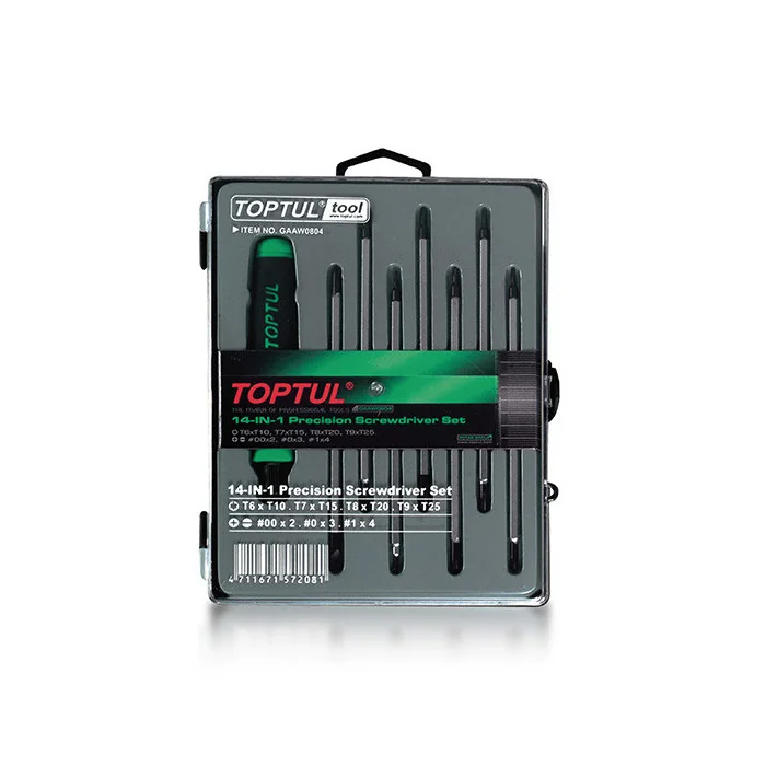 TOPTUL jogo chaves precisão 14in1 GAAW0804