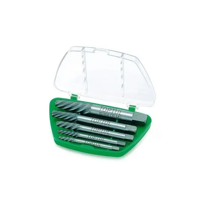 TOPTUL jogo extratores parafusos 5pc premium JGAW0502