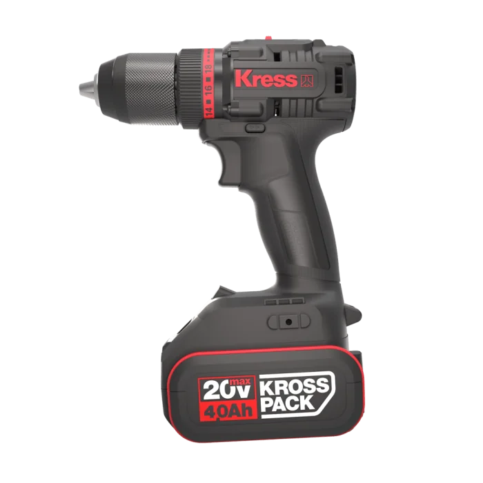 KRESS aparafusadora 60nm 20V 2X4.0ah KUA71