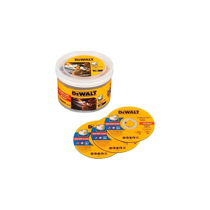 DEWALT pack disco corte inox 115mm 50pc DT20597-QZ