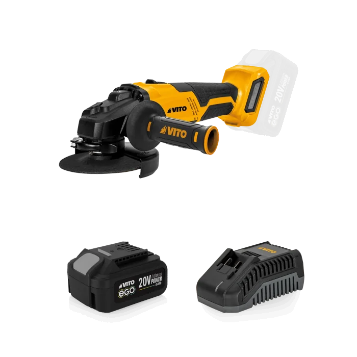 VITO 20V rebarbadora brushless 1x4.0ah + carregador PACK7EGO