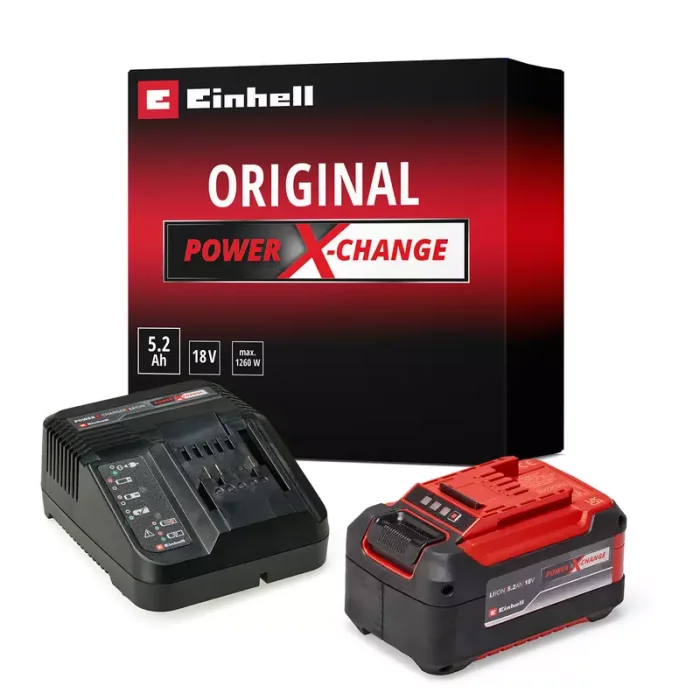 EINHELL power X change bateria+carregador 18V 5.2Ah 4512147