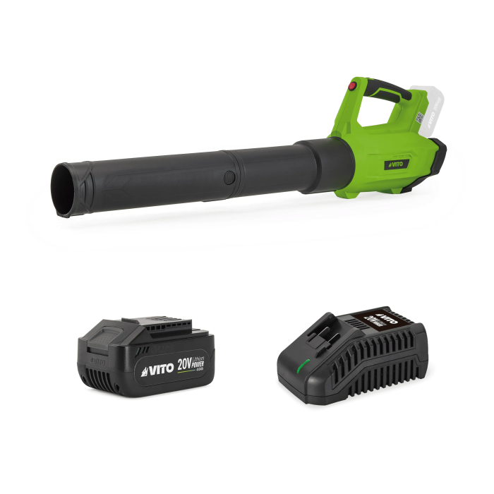 VITO 20V soprador + 1x4.0ah + carregador rapido VIBCS20+B4+CS