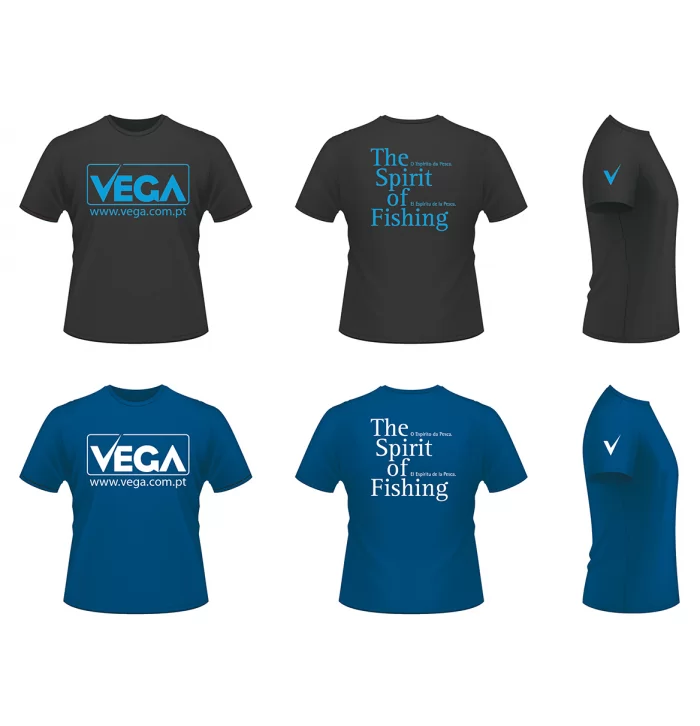 VEGA t-shirt azul L